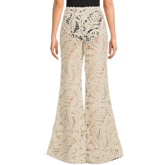 Hemant & Nandita Crochet Flared Pants (Size Medium) - Picture 2 of 8